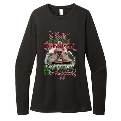 Twas The Nizzle Before Chrismizzle Hizzle Snoop Dogg Womens CVC Long Sleeve Shirt