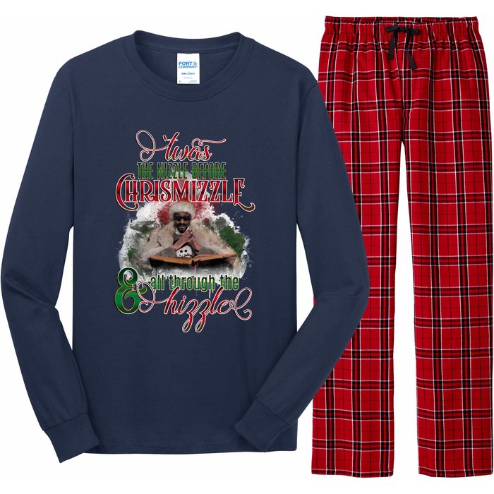 Twas The Nizzle Before Chrismizzle Hizzle Snoop Dogg Long Sleeve Pajama Set