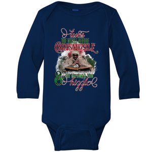 Twas The Nizzle Before Chrismizzle Hizzle Snoop Dogg Baby Long Sleeve Bodysuit