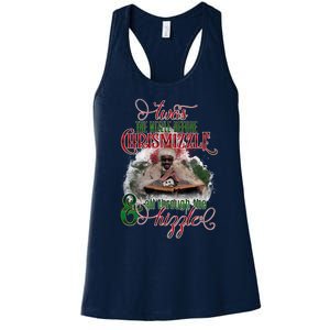 Twas The Nizzle Before Chrismizzle Hizzle Snoop Dogg Women's Racerback Tank