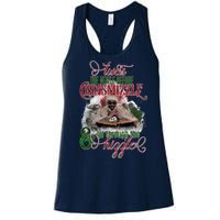 Twas The Nizzle Before Chrismizzle Hizzle Snoop Dogg Women's Racerback Tank