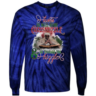 Twas The Nizzle Before Chrismizzle Hizzle Snoop Dogg Tie-Dye Long Sleeve Shirt