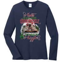 Twas The Nizzle Before Chrismizzle Hizzle Snoop Dogg Ladies Long Sleeve Shirt