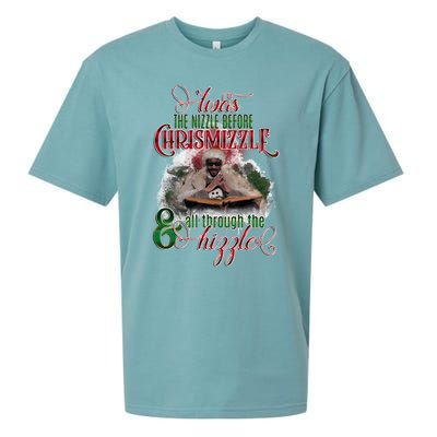 Twas The Nizzle Before Chrismizzle Hizzle Snoop Dogg Sueded Cloud Jersey T-Shirt