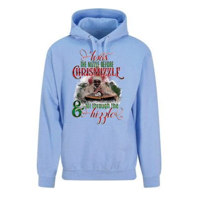 Twas The Nizzle Before Chrismizzle Hizzle Snoop Dogg Unisex Surf Hoodie