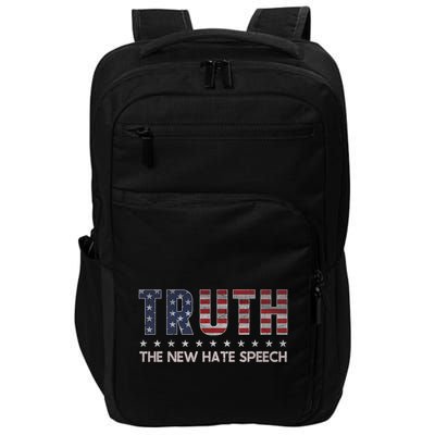 Truth The New Hate Speech Political Correctness Usa Flag Impact Tech Backpack