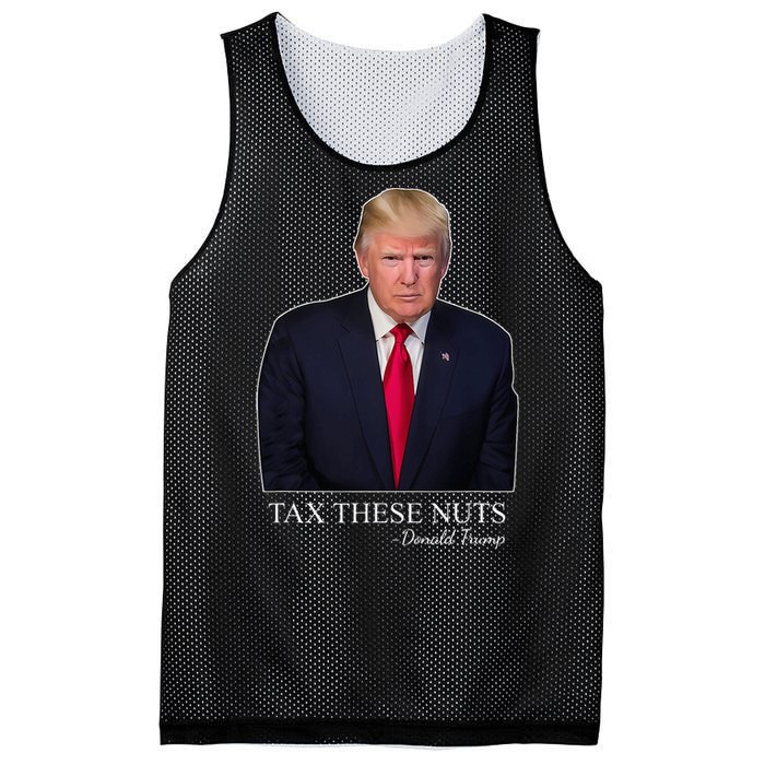 Tax These Nuts Donald Trump Apparel Mesh Reversible Basketball Jersey Tank