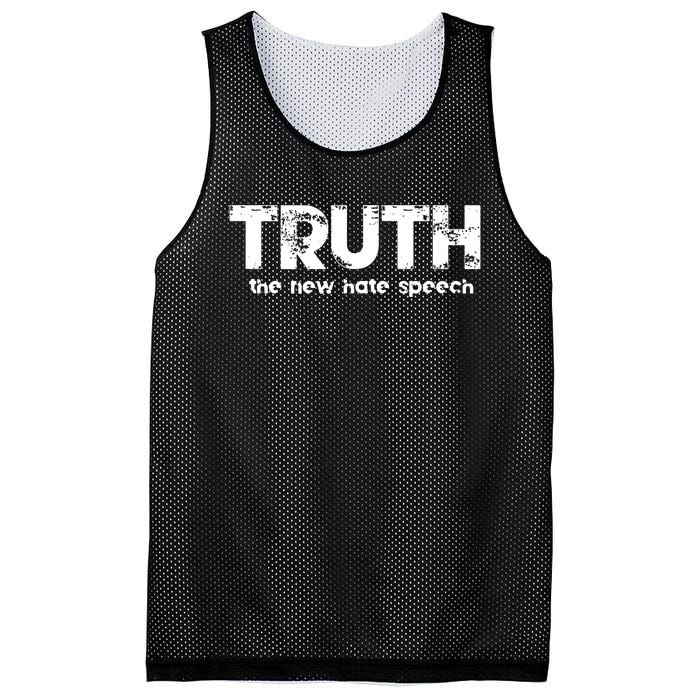 Truth The New Hate Speech Political Correctness Mesh Reversible Basketball Jersey Tank