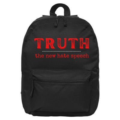 Truth: The New Hate Speech Anti Censorship 16 in Basic Backpack