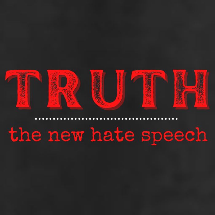 Truth: The New Hate Speech Anti Censorship Golf Towel