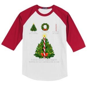 The Tree Of Christmas The Wreath Of Holly The Care Of Candy Kids Colorblock Raglan Jersey