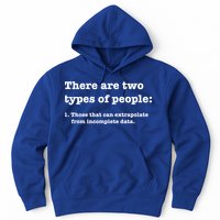Two Types Of People Incomplete Data Extrapolate Gift Hoodie