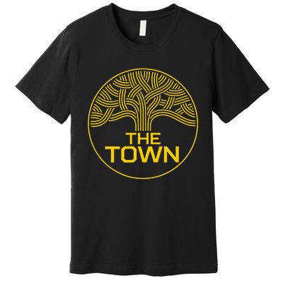 The Town Oak Tree (Yellow) Oakland California Premium T-Shirt