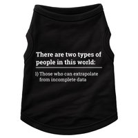 Two Types Of People Can Extrapolate Incomplete Data Gift Doggie Tank