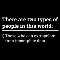 Two Types Of People Can Extrapolate Incomplete Data Gift Doggie Tank