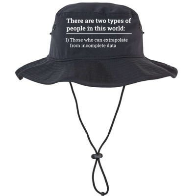 Two Types Of People Can Extrapolate Incomplete Data Gift Bucket Hat