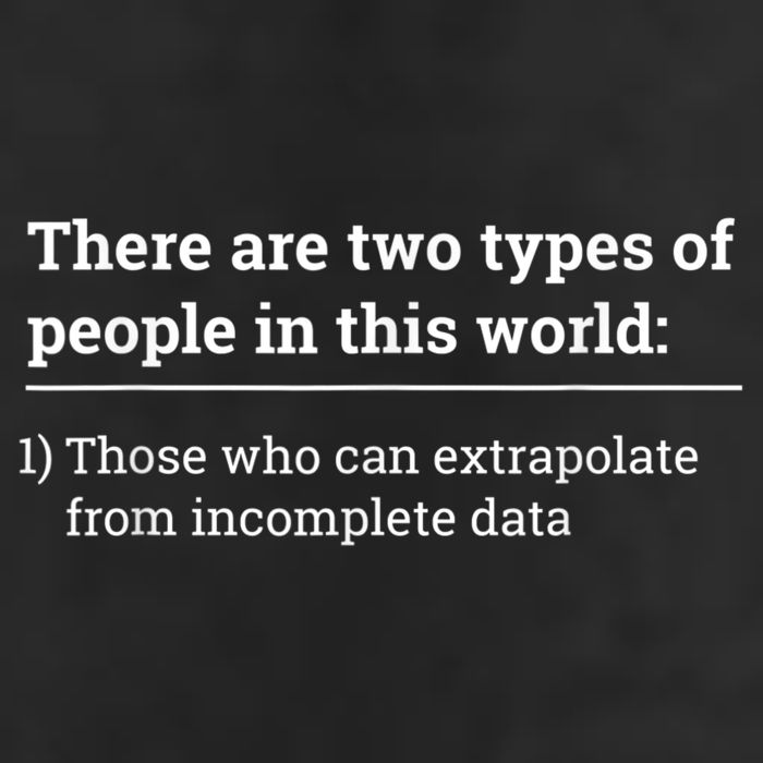Two Types Of People Can Extrapolate Incomplete Data Gift Beanie