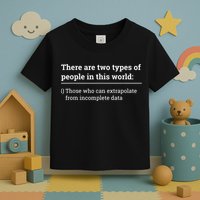 Two Types Of People Can Extrapolate Incomplete Data Gift Toddler T-Shirt