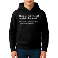 Two Types Of People Can Extrapolate Incomplete Data Gift Kids Hoodie