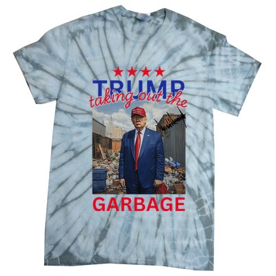 Trump Taking Out The Garbage 2024 Tie-Dye T-Shirt