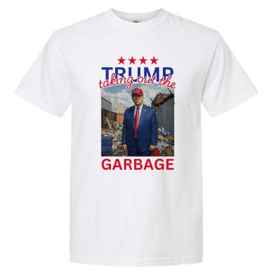 Trump Taking Out The Garbage 2024 Garment-Dyed Heavyweight T-Shirt