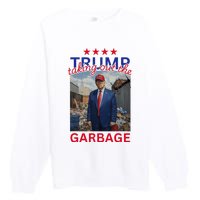 Trump Taking Out The Garbage 2024 Premium Crewneck Sweatshirt