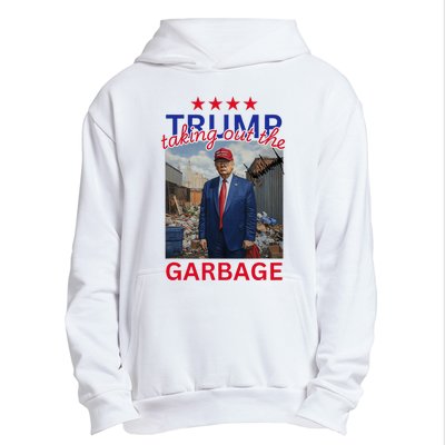 Trump Taking Out The Garbage 2024 Urban Pullover Hoodie