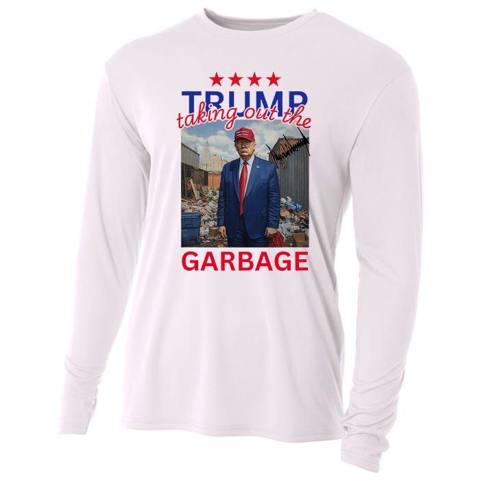 Trump Taking Out The Garbage 2024 Cooling Performance Long Sleeve Crew