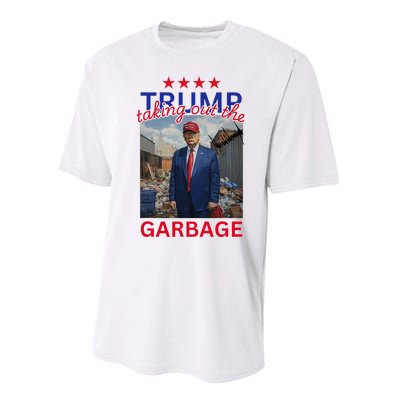 Trump Taking Out The Garbage 2024 Performance Sprint T-Shirt