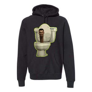 Toilet Premium Hoodie