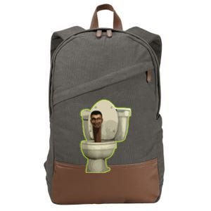 Toilet Cotton Canvas Backpack