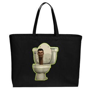 Toilet Cotton Canvas Jumbo Tote