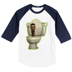 Toilet Baseball Sleeve Shirt