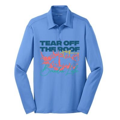 Totr Tear Off The Roof Merch B.R.A.N.D.O.N L.A.K.E Silk Touch Performance Long Sleeve Polo