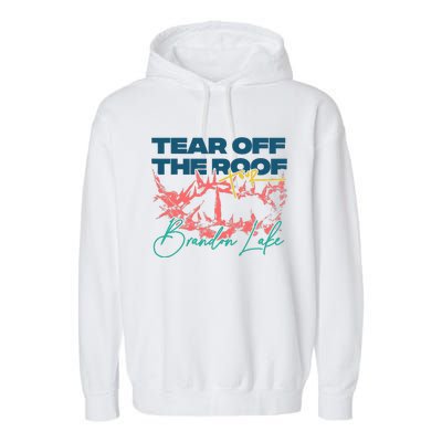 Totr Tear Off The Roof Merch B.R.A.N.D.O.N L.A.K.E Garment-Dyed Fleece Hoodie