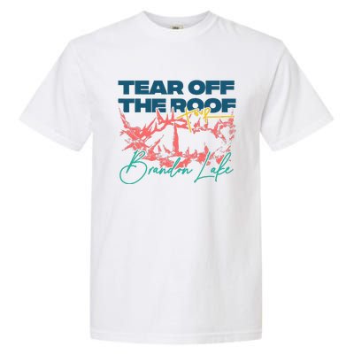 Totr Tear Off The Roof Merch B.R.A.N.D.O.N L.A.K.E Garment-Dyed Heavyweight T-Shirt