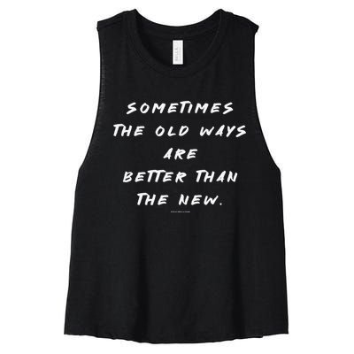 Twisters The Old Ways Women's Racerback Cropped Tank