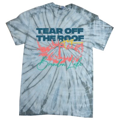 Totr Tear Off The Roof Merch T.O.U.R V2 B.R.A.N.D.O.N L.A.K.E Tie-Dye T-Shirt