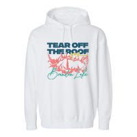 Totr Tear Off The Roof Merch T.O.U.R V2 B.R.A.N.D.O.N L.A.K.E Garment-Dyed Fleece Hoodie