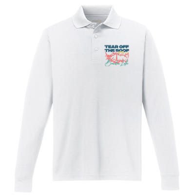 Totr Tear Off The Roof Merch T.O.U.R V2 B.R.A.N.D.O.N L.A.K.E Performance Long Sleeve Polo