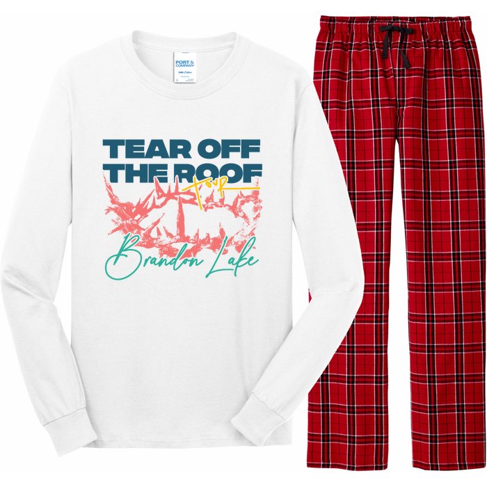 Totr Tear Off The Roof Merch T.O.U.R V2 B.R.A.N.D.O.N L.A.K.E Long Sleeve Pajama Set