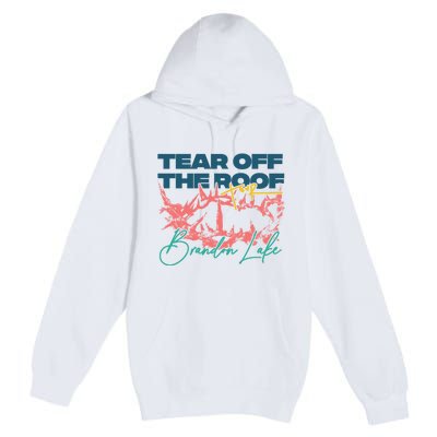 Totr Tear Off The Roof Merch T.O.U.R V2 B.R.A.N.D.O.N L.A.K.E Premium Pullover Hoodie