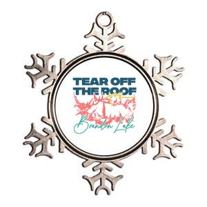 Totr Tear Off The Roof Merch T.O.U.R V2 B.R.A.N.D.O.N L.A.K.E Metallic Star Ornament