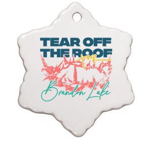 Totr Tear Off The Roof Merch T.O.U.R V2 B.R.A.N.D.O.N L.A.K.E Ceramic Star Ornament