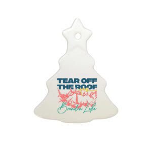 Totr Tear Off The Roof Merch T.O.U.R V2 B.R.A.N.D.O.N L.A.K.E Ceramic Tree Ornament