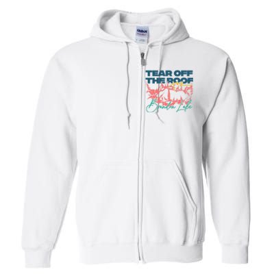 Totr Tear Off The Roof Merch T.O.U.R V2 B.R.A.N.D.O.N L.A.K.E Full Zip Hoodie