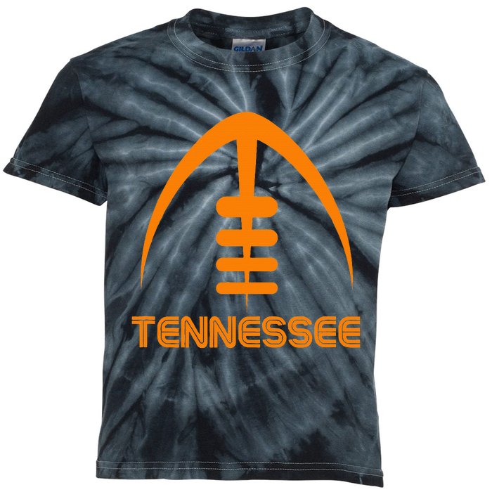 Tennessee Tn Orange Vintage Design Classic Tennessee Kids Tie-Dye T-Shirt