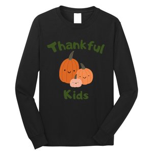 Thankful T One Thankfuls Thanksgiving Fall Design Give Thanks Baby Long Sleeve Shirt