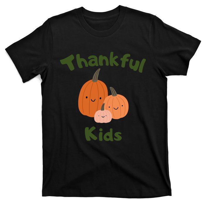 Thankful T One Thankfuls Thanksgiving Fall Design Give Thanks Baby T-Shirt