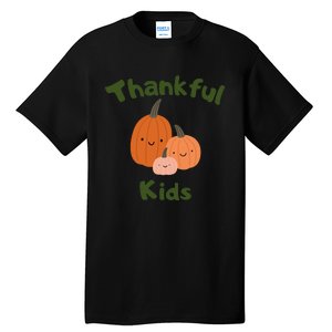 Thankful T One Thankfuls Thanksgiving Fall Design Give Thanks Baby Tall T-Shirt